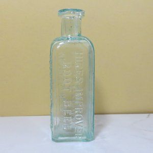 Hires Root Beer Extract Antique Rare Bottle Philadelphia, PA Embossed Glass